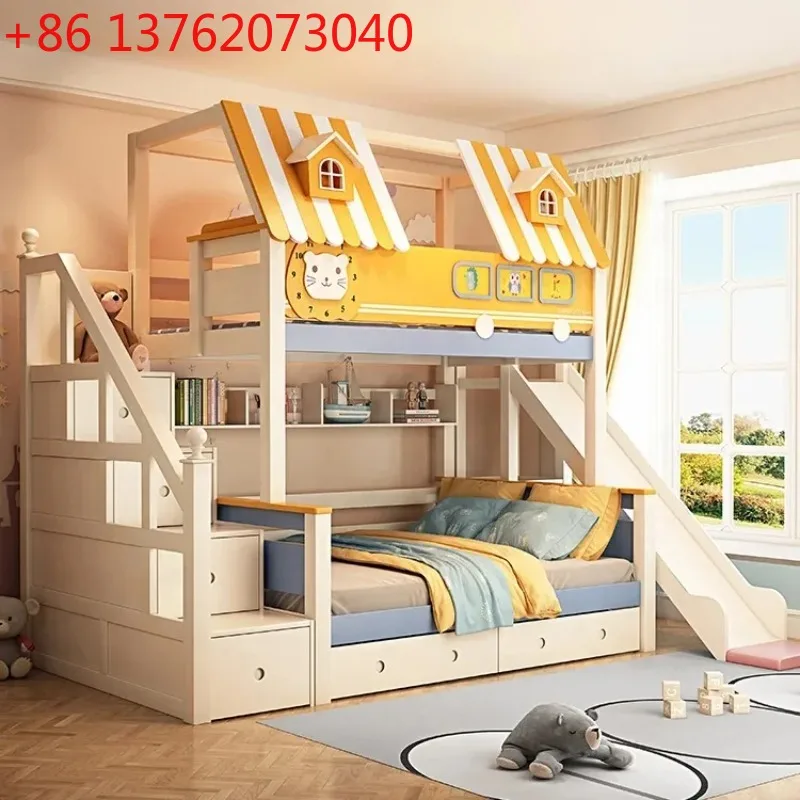 Meble Drewniane Loftowe do Pok – Bunk Bed With Stairs And Slide recenzja i cena