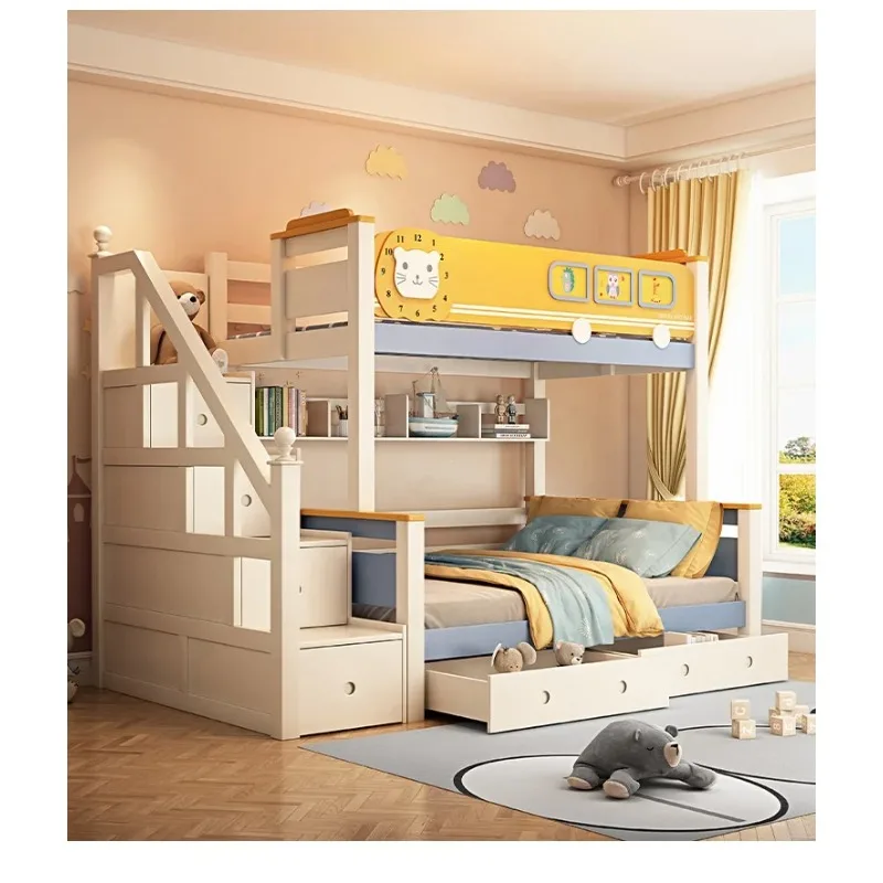 Meble Drewniane Loftowe do Pok – Bunk Bed With Stairs And Slide recenzja i cena
