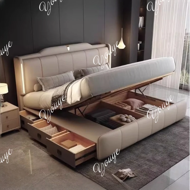 Rama łóżka XM 180x200 cm, łóżk – King Size Bed Frame With Storage Drawers recenzja i cena