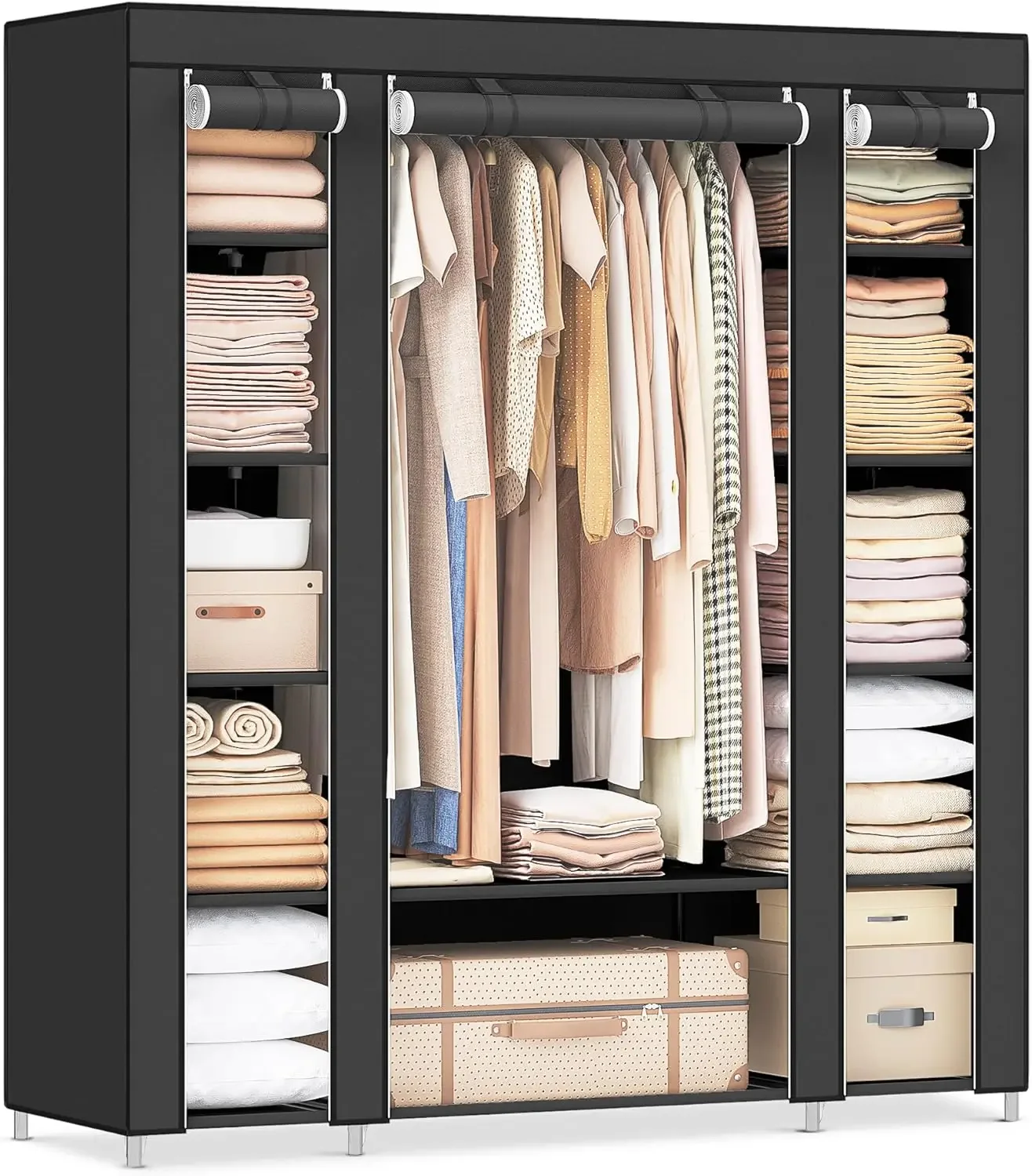 Szafa Cheng-Closet, przenośna  – Wardrobe Closet Portable Fabric Cover recenzja i cena