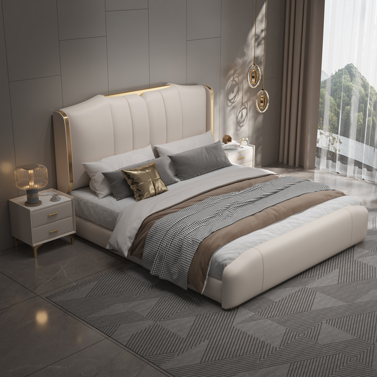 Nowoczesne luksusowe drewniane – King Size Bed Frame With Storage Drawers recenzja i cena