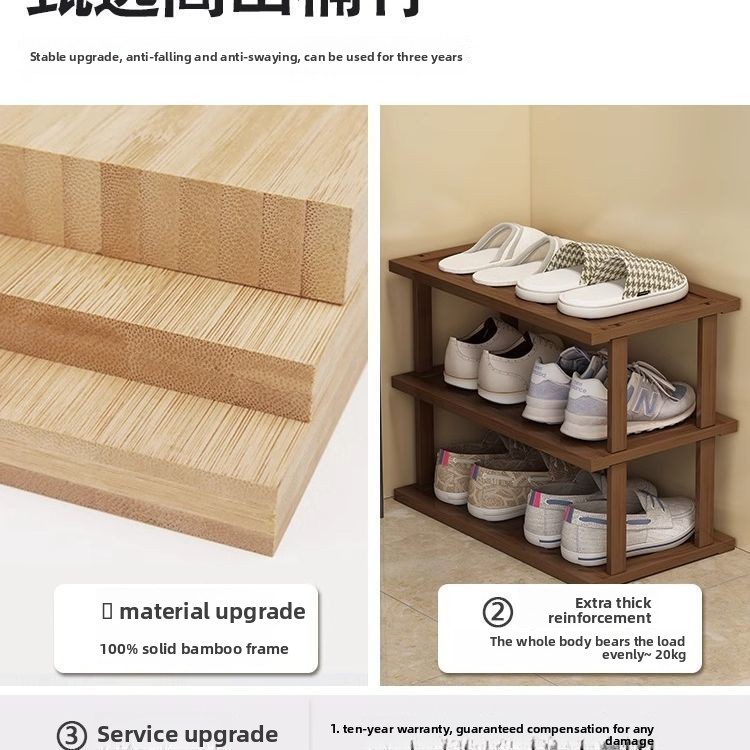 Półka na buty w kolorze herbac – Shoe Rack Cabinet Narrow Entryway recenzja i cena