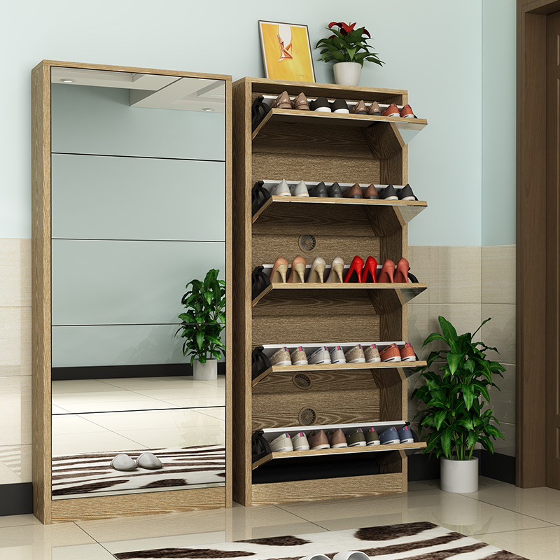 Nowoczesna drewniana szafka na – Shoe Rack Cabinet Narrow Entryway recenzja i cena