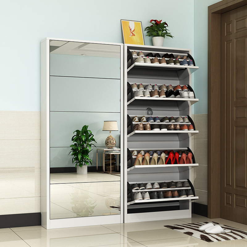 Nowoczesna drewniana szafka na – Shoe Rack Cabinet Narrow Entryway recenzja i cena
