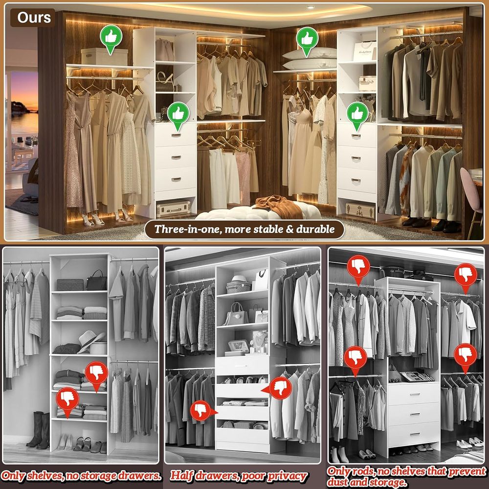 System szafowy 8T, organizer d – Bedroom Furniture recenzja i cena