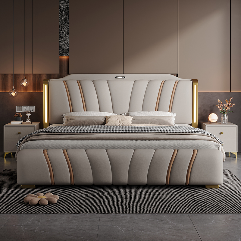 Łóżko drewniane 180x200 cm z s – King Size Bed Frame With Storage Drawers recenzja i cena