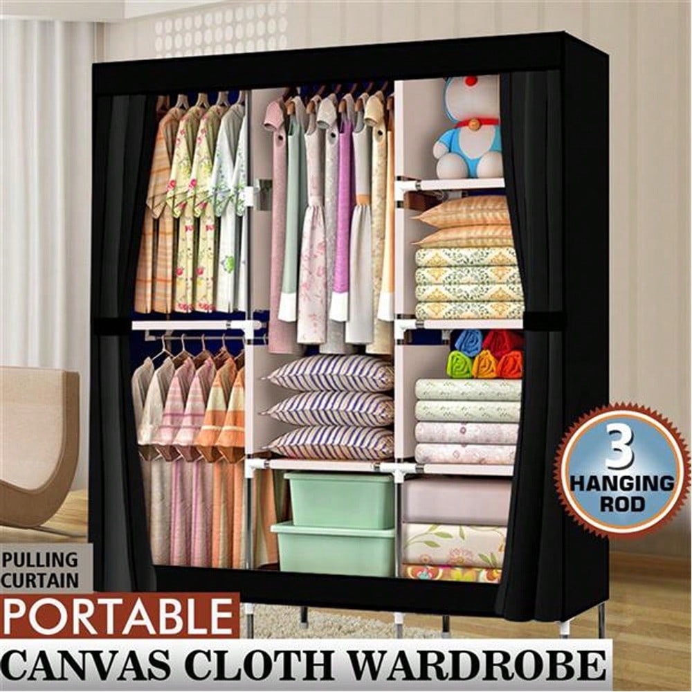Przenośna szafa 71 cali, nowoc – Wardrobe Closet Portable Fabric Cover recenzja i cena