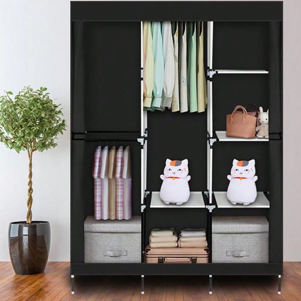 Przenośna szafa 71 cali, nowoc – Wardrobe Closet Portable Fabric Cover recenzja i cena