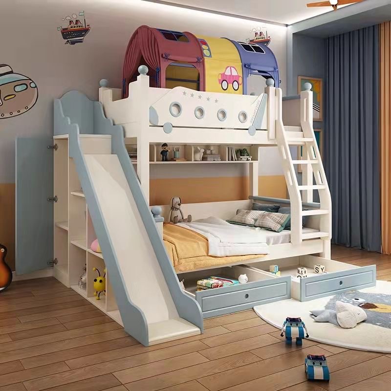 Wysokiej jakości drewniane łóż – Bunk Bed With Stairs And Slide recenzja i cena