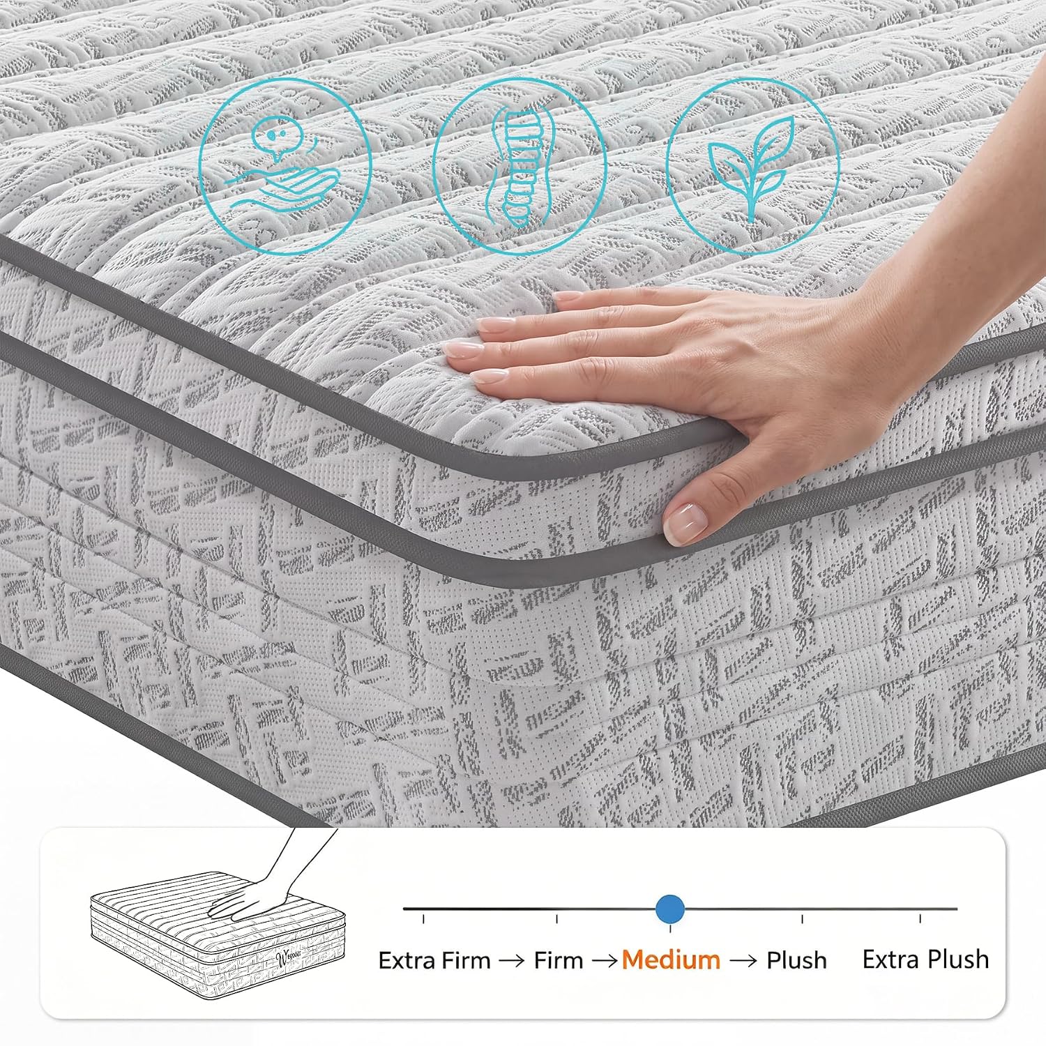 Materac Queen Size 12 cali, śr – Memory Foam Mattress In A Box Queen recenzja i cena