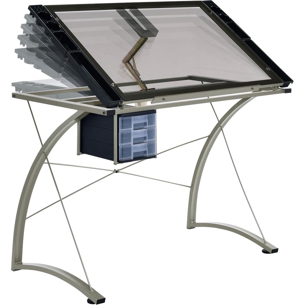 41-calowy metalowo-szklany stó – Tables recenzja i cena