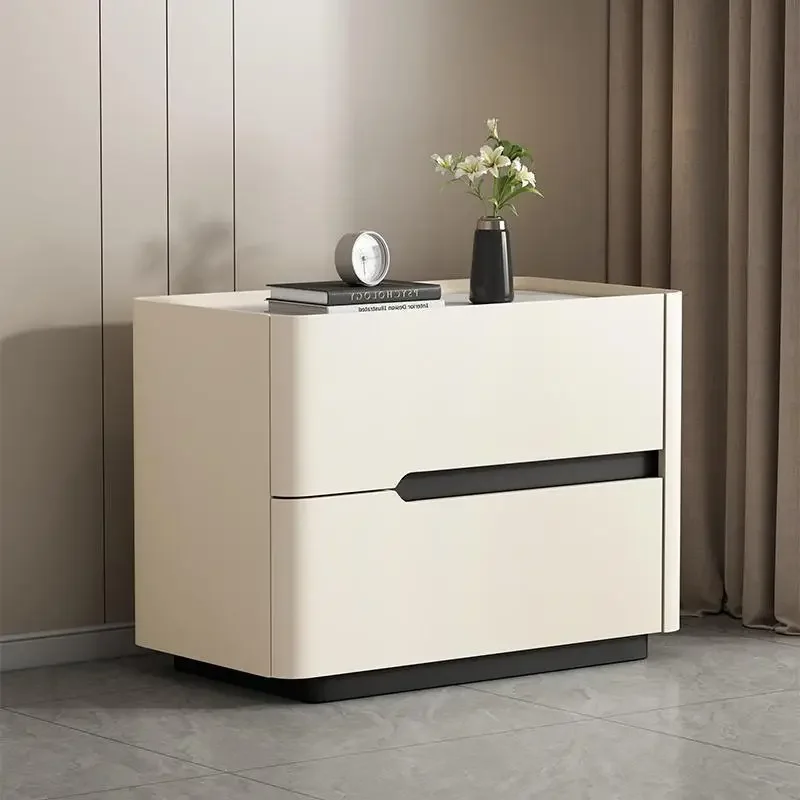 Nordycki współczesny stolik no – Solid Wood Nightstand 2 Drawers recenzja i cena
