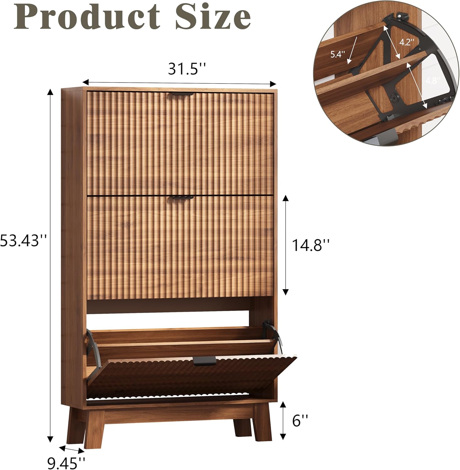 Szafka na buty do przedpokoju  – Shoe Rack Cabinet Narrow Entryway recenzja i cena