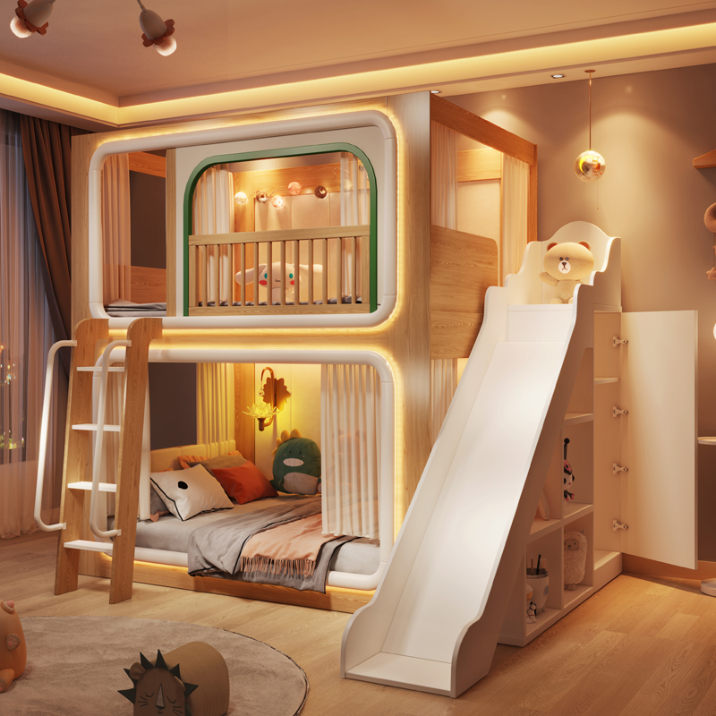 Łóżka piętrowe dla dzieci z dr – Bunk Bed With Stairs And Slide recenzja i cena